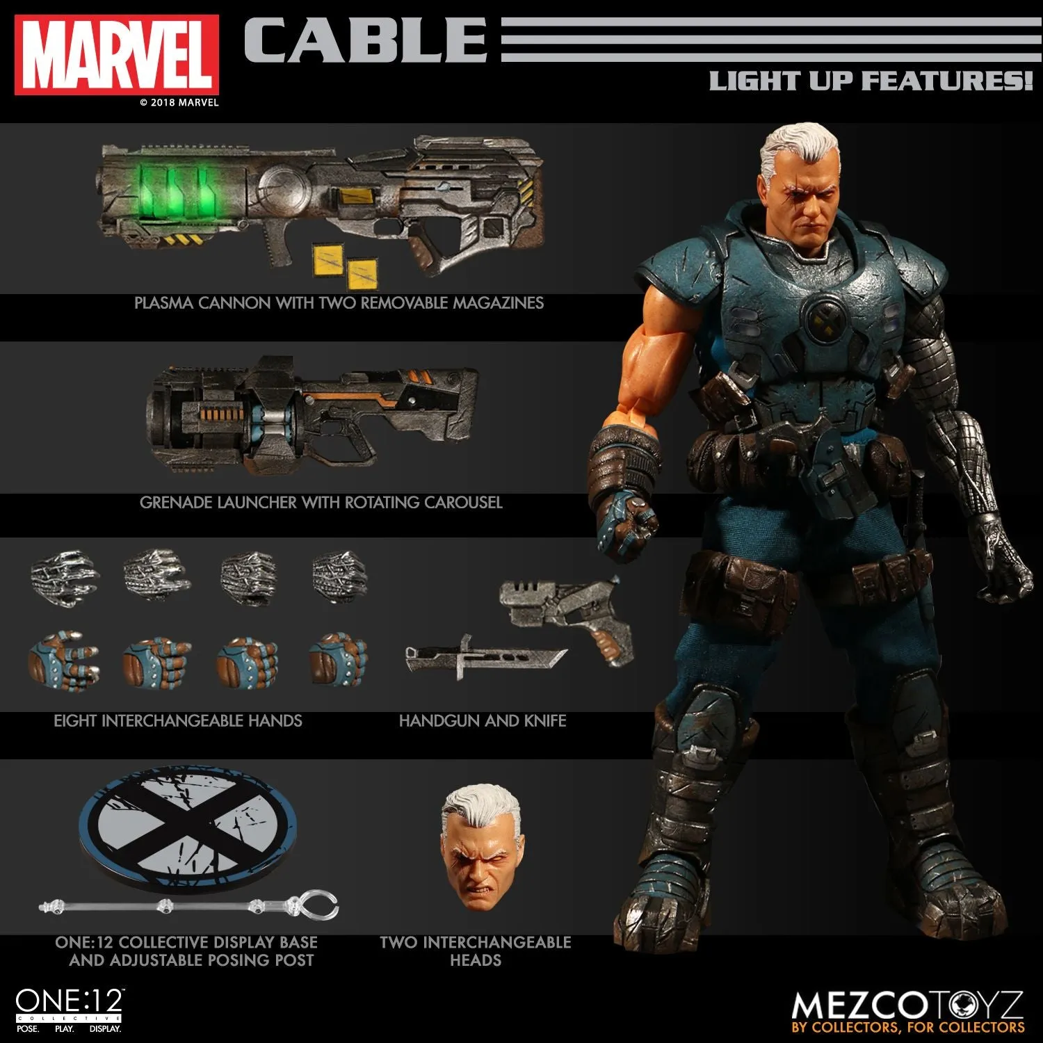 1/12 - Cable PX Preview Exclusive - MINT IN BOX