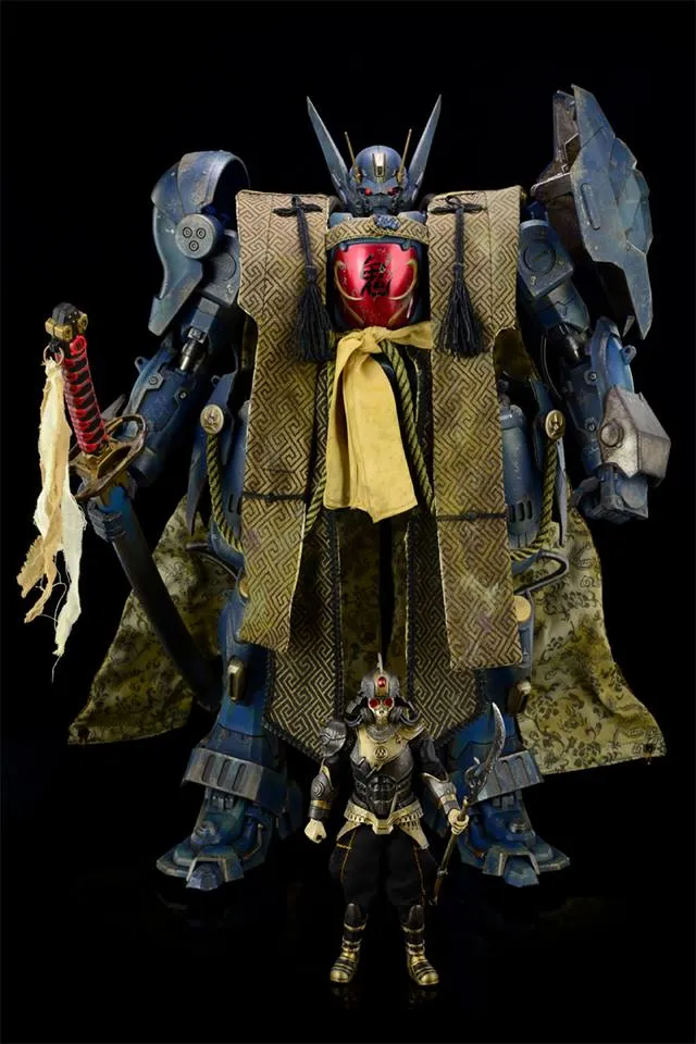 1/12 - Fullmetal Ghost - Warrior w/Mech - MIOB (Read desc)