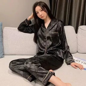 2 Pcs Women 's Long Sleeve Night Set 354768 2 Pcs Women 's Long Sleeve Night Set 354768