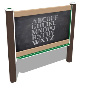 4' Outdoor Magnetic Chalkboard with In-Ground Mounting 4' Outdoor Magnetic Chalkboard with In-Ground Mounting