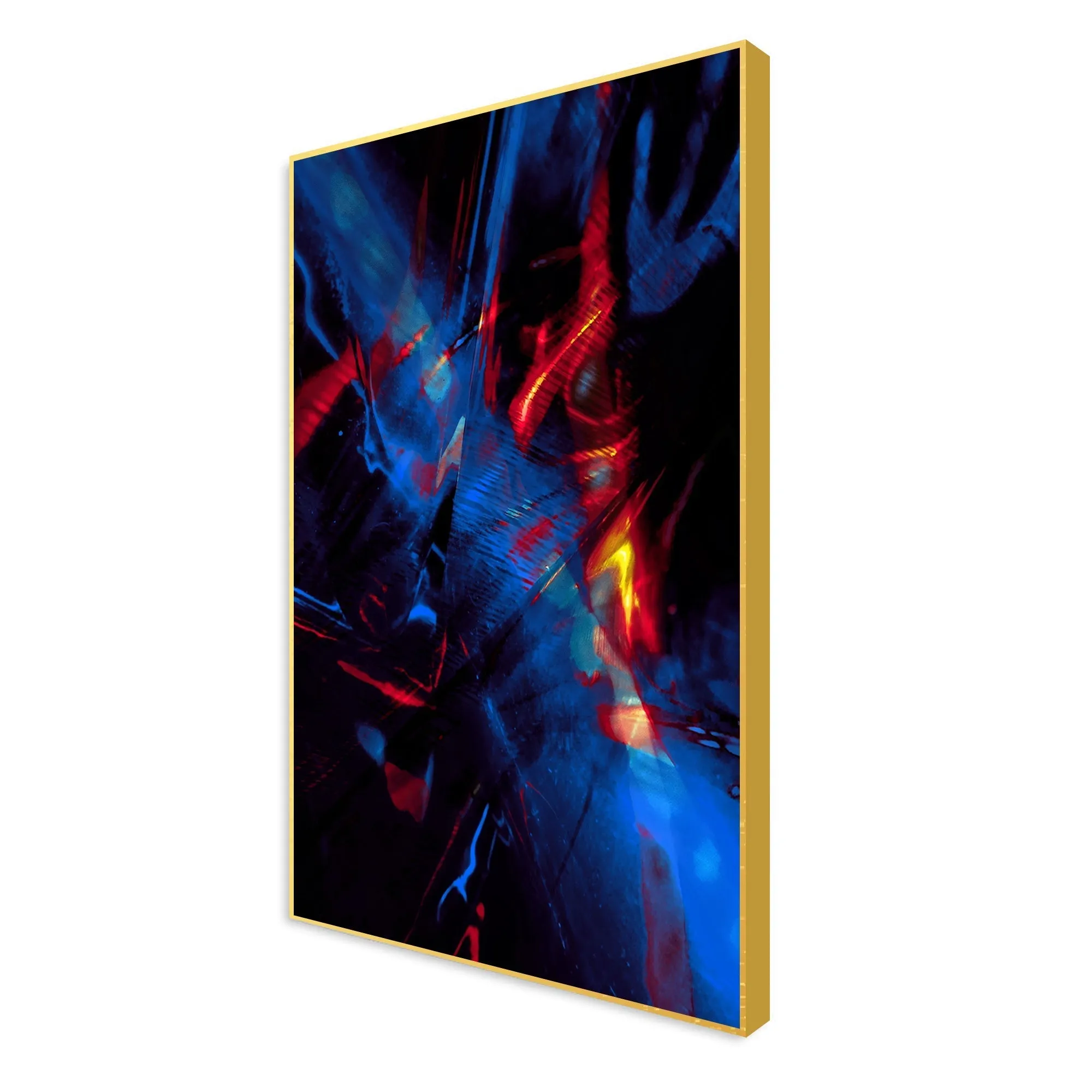 Abstract Pattern Floating Canvas Wall Painting