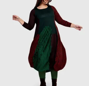 AD510S Juno Crew Cocoon Stripe Dress AD510S Juno Crew Cocoon Stripe Dress