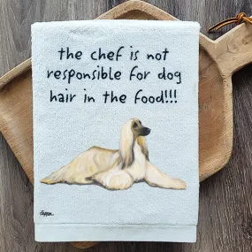 Afghan Hound Dish Towel Afghan Hound Dish Towel