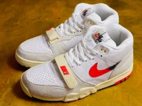 Air Trainer 1 - White / Black / Coconut Milk / University Red Air Trainer 1 - White / Black / Coconut Milk / University Red