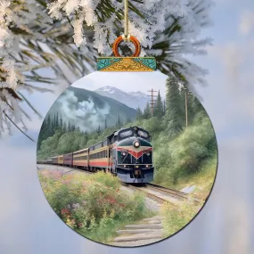 Alaska Mountain Express Wooden Ornaments by G.Debrekht - Wildlife Holiday Décor - 870041 Alaska Mountain Express Wooden Ornaments by G.Debrekht - Wildlife Holiday Décor - 870041