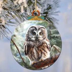 Alaskan Arctic Owl Wooden Ornaments by G.Debrekht - Wildlife Holiday Décor - 870050 Alaskan Arctic Owl Wooden Ornaments by G.Debrekht - Wildlife Holiday Décor - 870050