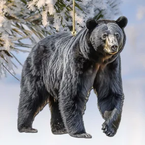 Alaskan Black Bear Wooden Ornaments by G.Debrekht - Wildlife Holiday Décor - 8710105-1 Alaskan Black Bear Wooden Ornaments by G.Debrekht - Wildlife Holiday Décor - 8710105-1