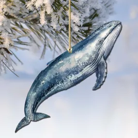 Alaskan Humpback Whale Wooden Ornaments by G.Debrekht - Wildlife Holiday Décor - 8710103-2 Alaskan Humpback Whale Wooden Ornaments by G.Debrekht - Wildlife Holiday Décor - 8710103-2
