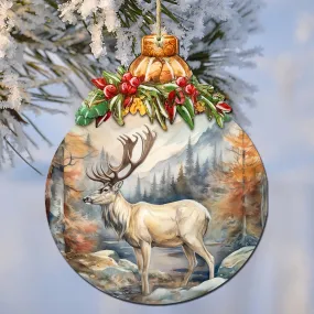 Alaskan Majestic Elk Wooden Ornaments by G.Debrekht - Wildlife Holiday Décor - 870028 Alaskan Majestic Elk Wooden Ornaments by G.Debrekht - Wildlife Holiday Décor - 870028