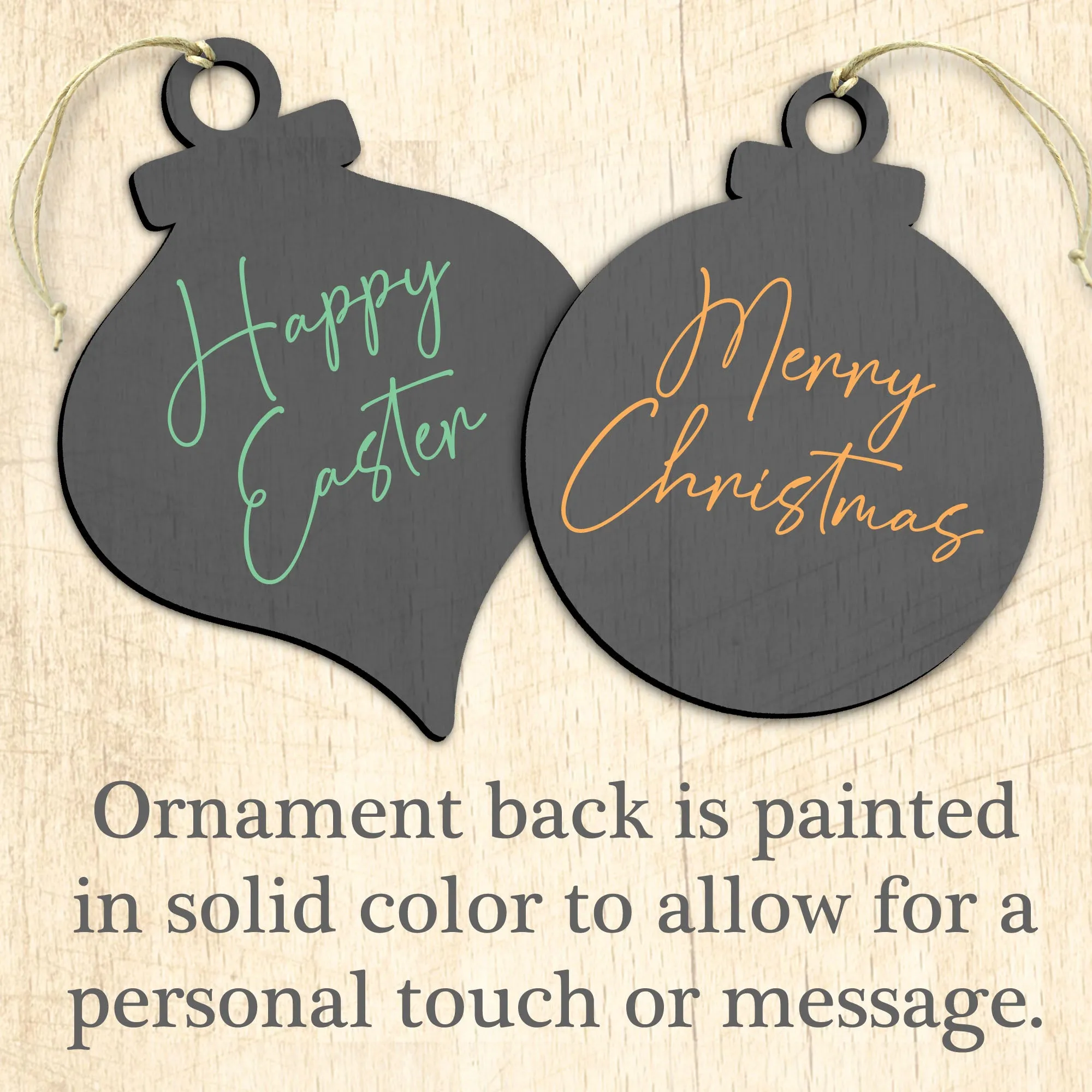 Alaskan Wilderness Symphony Wooden Ornaments by G.Debrekht - Wildlife Holiday Décor - 870057