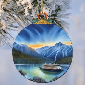 Alaska's Mountain Splendor Wooden Ornaments by G.Debrekht - Wildlife Holiday Décor - 870066 Alaska's Mountain Splendor Wooden Ornaments by G.Debrekht - Wildlife Holiday Décor - 870066