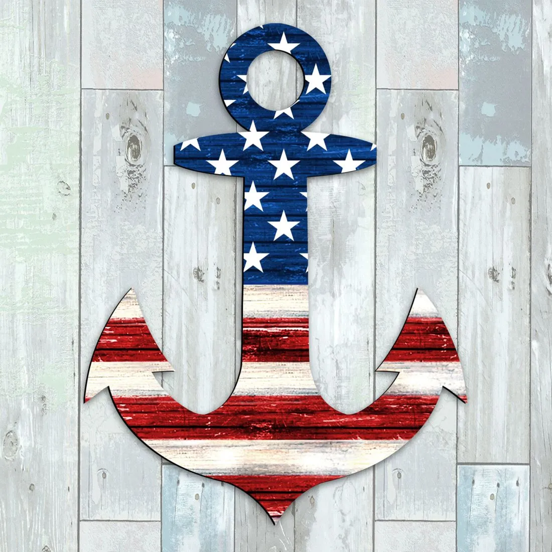 American Anchor Holiday Door Decor by G. DeBrekht - American Christmas Decor - 8198913H