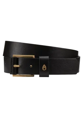 Americana Vegan Belt - Black / Gold Americana Vegan Belt - Black / Gold
