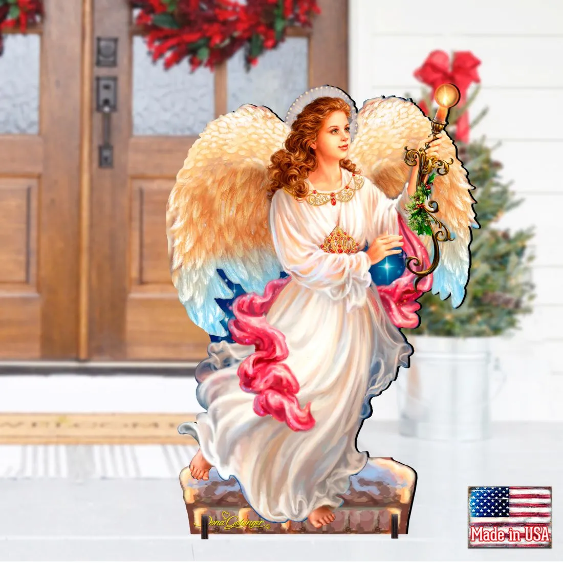 Angel of the Light Nativity Outdoor Décor by D. Gelsinger - Nativity Holiday Décor - 8461036F-1322