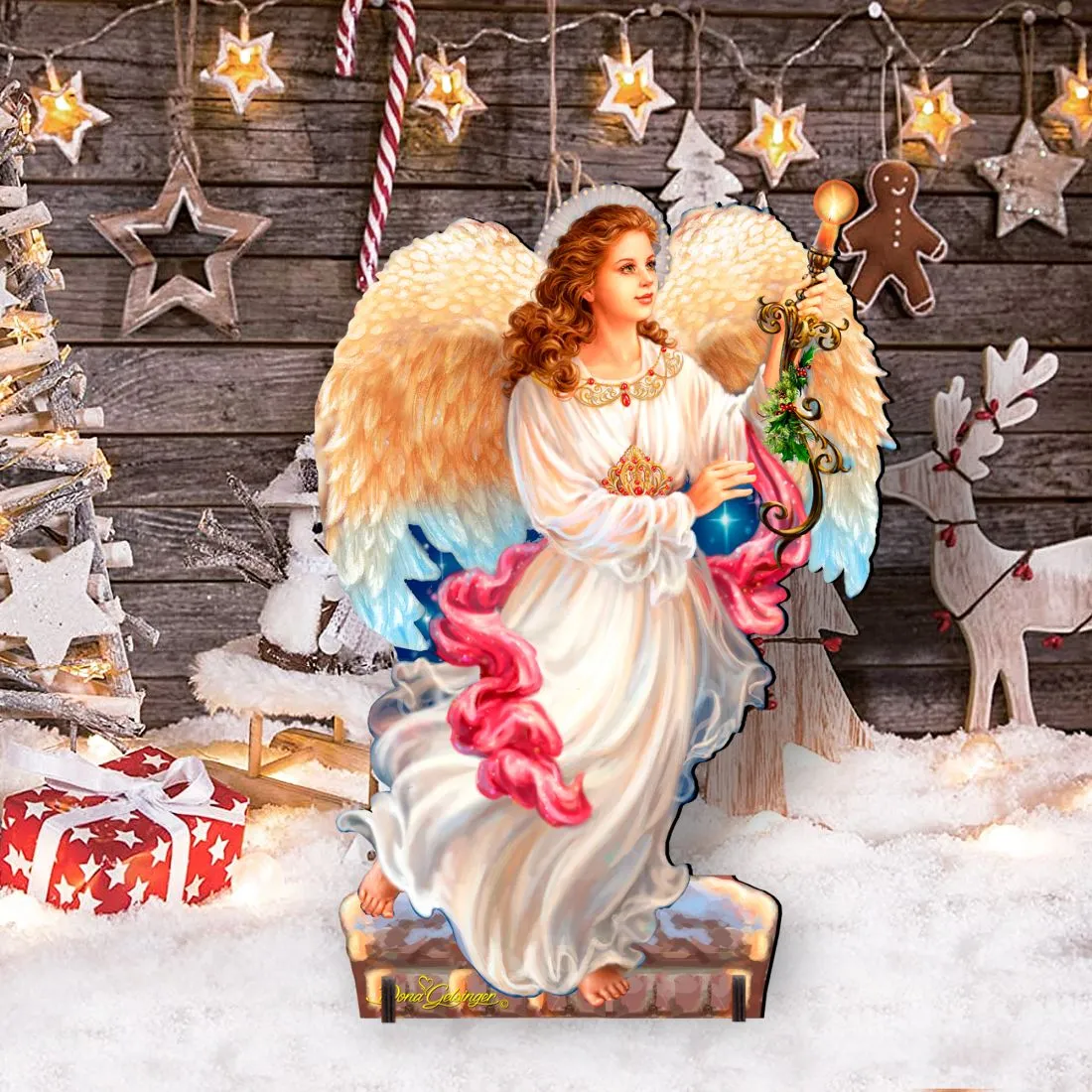 Angel of the Light Nativity Outdoor Décor by D. Gelsinger - Nativity Holiday Décor - 8461036F-1322