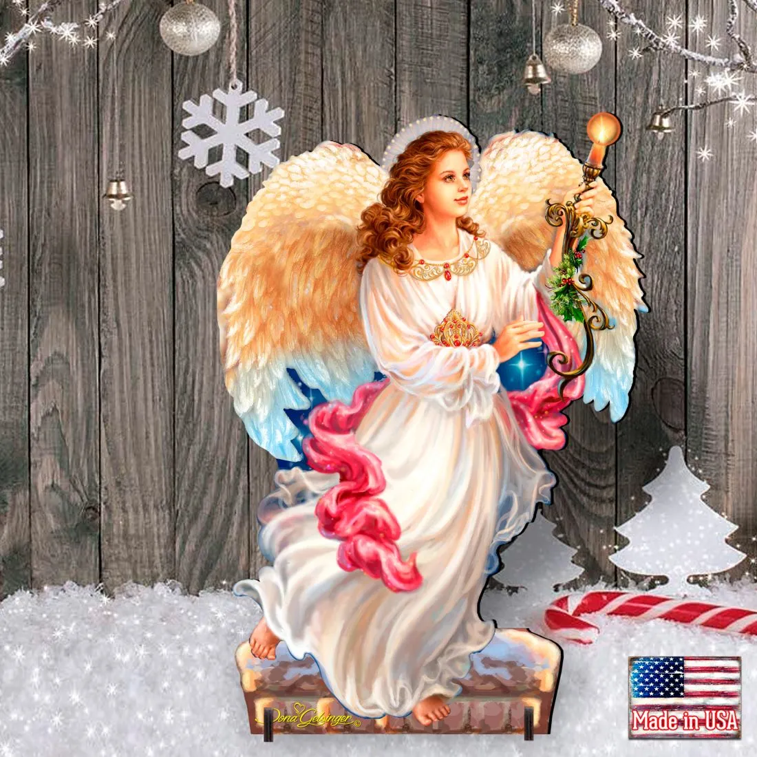Angel of the Light Nativity Outdoor Décor by D. Gelsinger - Nativity Holiday Décor - 8461036F-1322