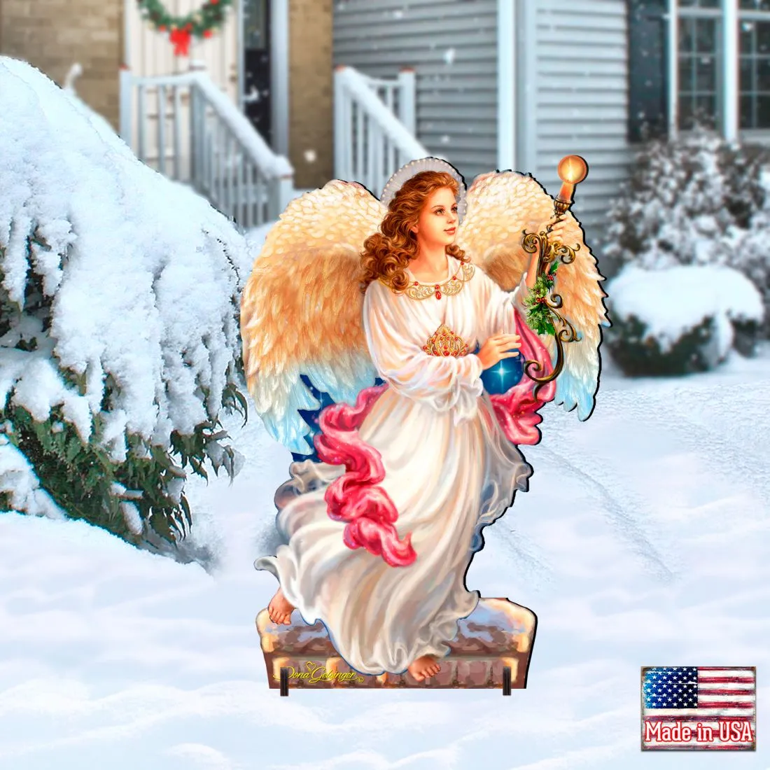 Angel of the Light Nativity Outdoor Décor by D. Gelsinger - Nativity Holiday Décor - 8461036F-1322