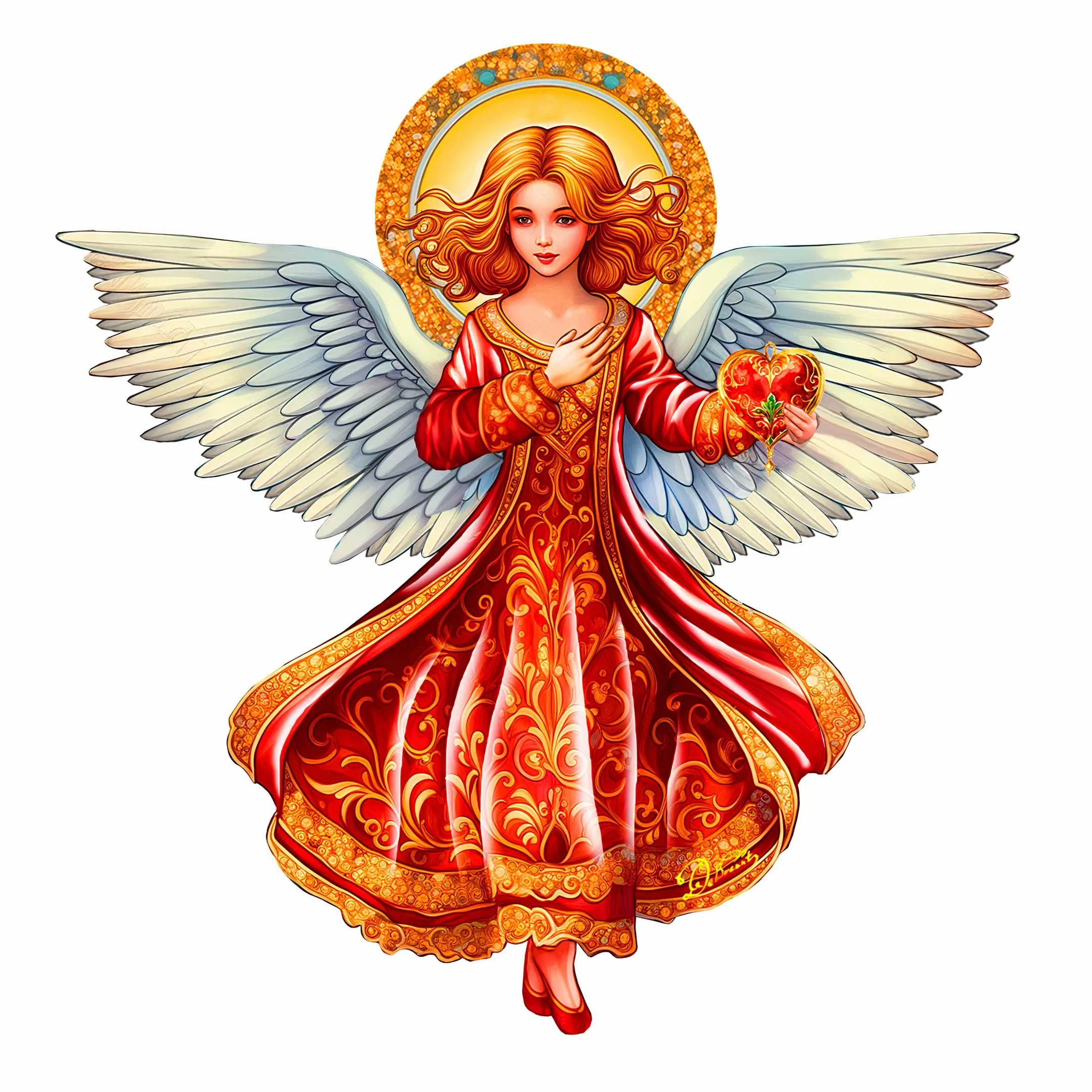 Angel with Love Holiday Door Décor by G. Debrekht - Nativity Holiday Décor - 8652816H
