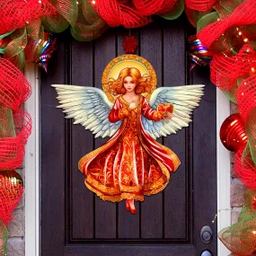 Angel with Love Holiday Door Décor by G. Debrekht - Nativity Holiday Décor - 8652816H Angel with Love Holiday Door Décor by G. Debrekht - Nativity Holiday Décor - 8652816H