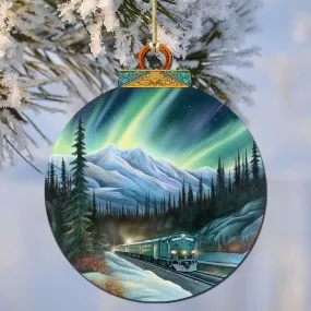 Arctic Light Show Wooden Ornaments by G.Debrekht - Wildlife Holiday Décor - 870040 Arctic Light Show Wooden Ornaments by G.Debrekht - Wildlife Holiday Décor - 870040
