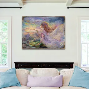 Aurora Fantasy Wooden Wall Art by Josephine Wall - Fantasy Décor - 852113B-JW Aurora Fantasy Wooden Wall Art by Josephine Wall - Fantasy Décor - 852113B-JW