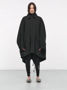 Backside Layered Mods Coat (FJ-C01-103-1-BLACK) Backside Layered Mods Coat (FJ-C01-103-1-BLACK)