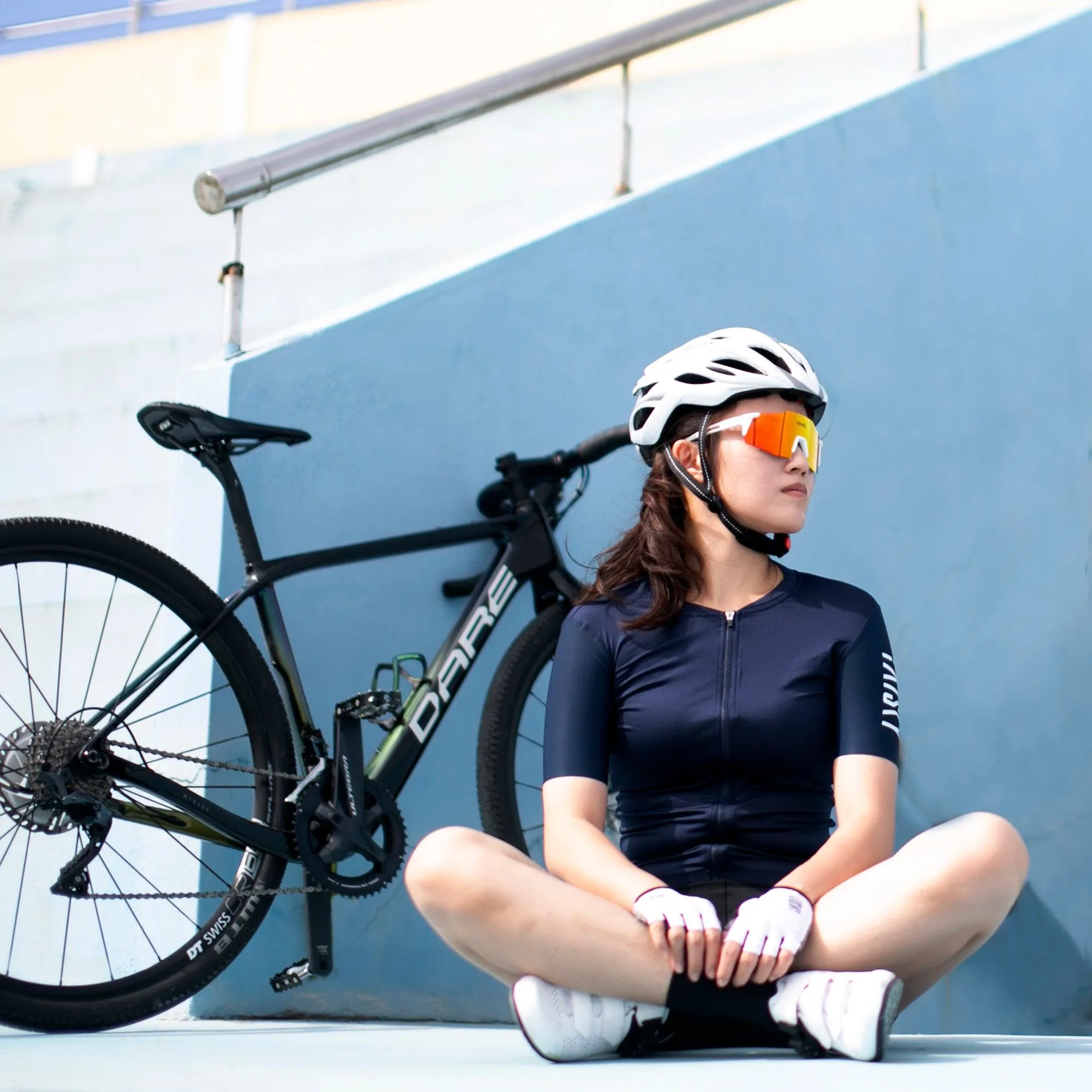 Baisky Short Women Cycling Jersey (Purity Dark Blue)