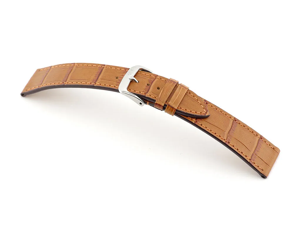 Baltimore - Cognac - Alligator Grained