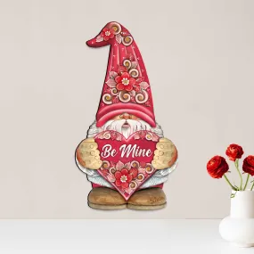 Be Mine Gnome Wooden Door Hanger Valentine Wall Art by G. DeBrekht - Love Family Kids Decor - 8611019H Be Mine Gnome Wooden Door Hanger Valentine Wall Art by G. DeBrekht - Love Family Kids Decor - 8611019H