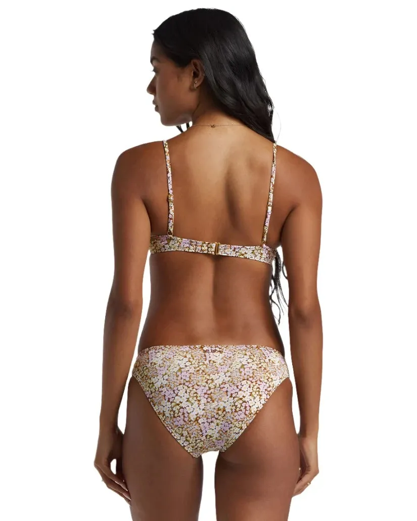 BILLABONG Women's Ready For Sun Morgan Underwire Bikini Top Toasted Coconut