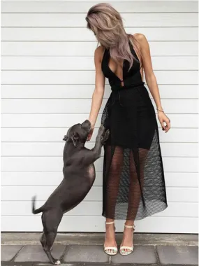 Black Tulle Sheath Backless Sexy See Through Prom Dresses,PD00115 Black Tulle Sheath Backless Sexy See Through Prom Dresses,PD00115