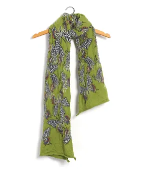 BUTTERFLY | Compressed Wool Scarf | Green BUTTERFLY | Compressed Wool Scarf | Green