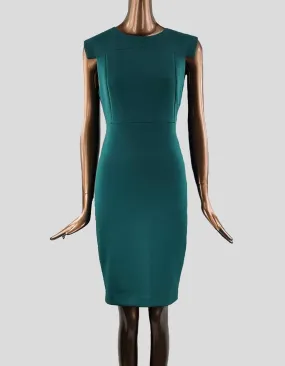 Calvin Klein Green Dress With Back Zipper - 8 US Calvin Klein Green Dress With Back Zipper - 8 US