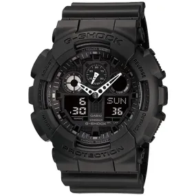 Casio G-SHOCK 55mm Duo Chrono Men's Watch - GA100-1A1 Casio G-SHOCK 55mm Duo Chrono Men's Watch - GA100-1A1