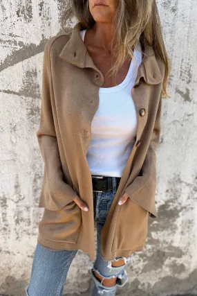 Casual Pocket Buttons Turndown Collar Outerwear(3 Colors) Casual Pocket Buttons Turndown Collar Outerwear(3 Colors)