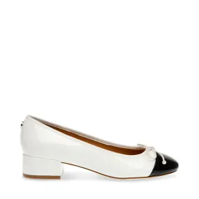 Cherish-C Ballerina COCONUT MILK/BLACK PATENT Cherish-C Ballerina COCONUT MILK/BLACK PATENT
