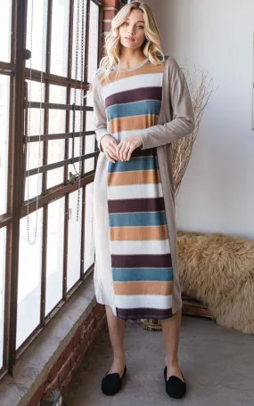 Colorblock Striped Dress Colorblock Striped Dress