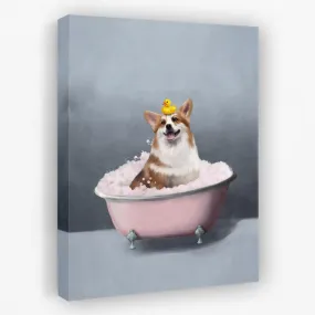 Corgi In The Bath Corgi In The Bath
