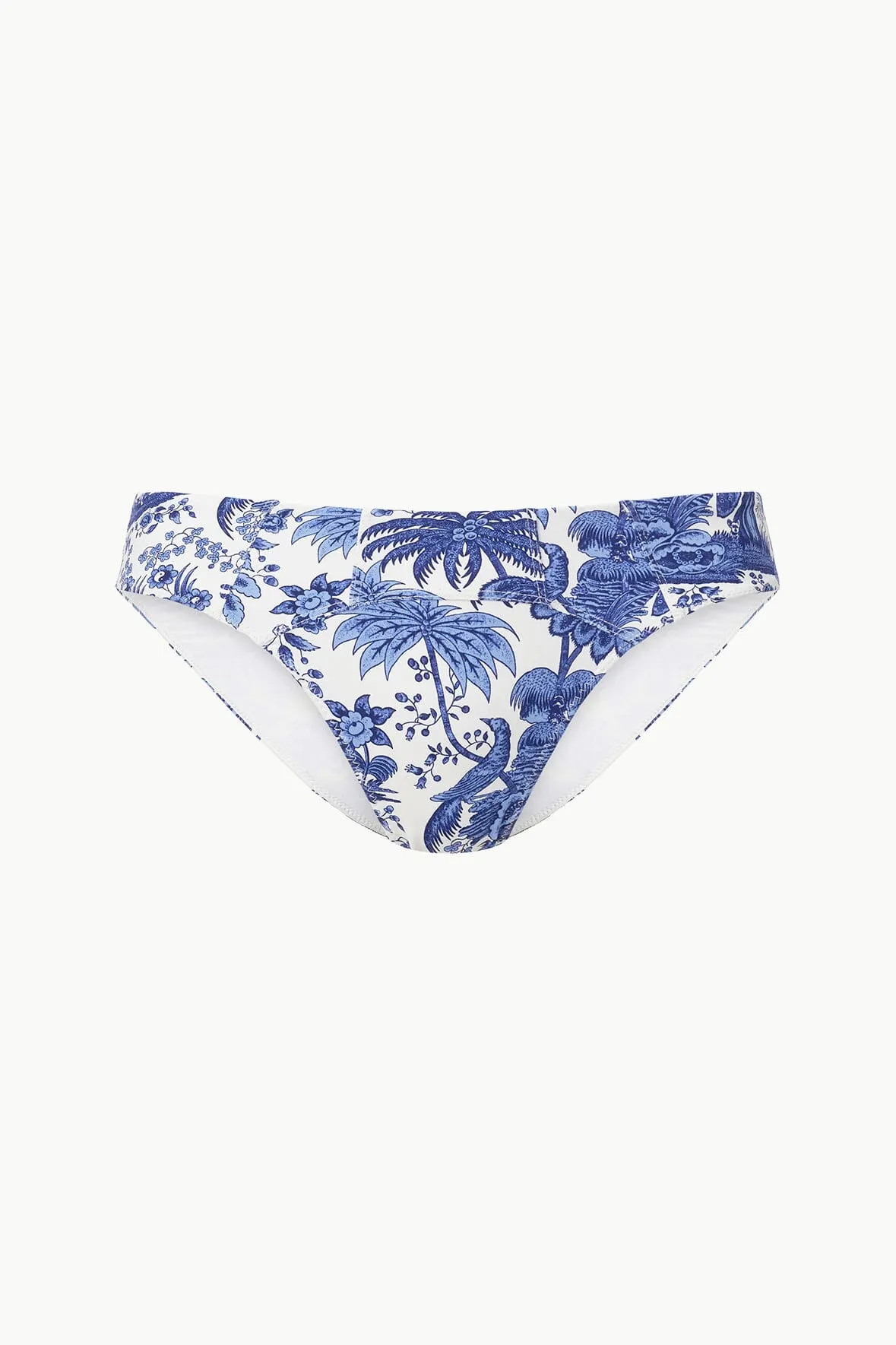 CORSAGE BIKINI BOTTOM | BLUE TOILE