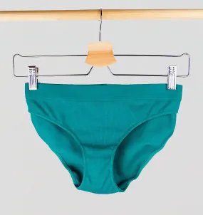 Cotton rib bikini brief [Emerald]