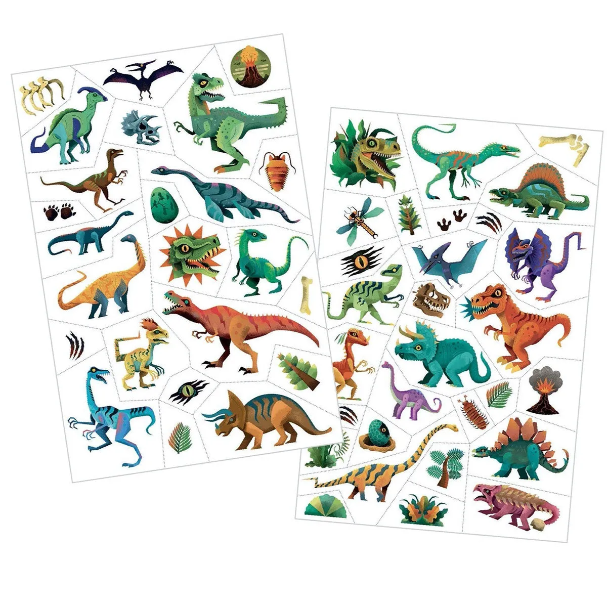 Dino Club Temporary Tattoos