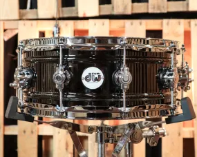 DW 5.5x14 Design Black Nickel over Brass Snare Drum - DDSD5514BNCR DW 5.5x14 Design Black Nickel over Brass Snare Drum - DDSD5514BNCR