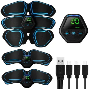 EMS Abdominal Muscle Stimulator Fitness Training Gym Belt BLXCK NORWAY™ EMS Abdominal Muscle Stimulator Fitness Training Gym Belt BLXCK NORWAY™