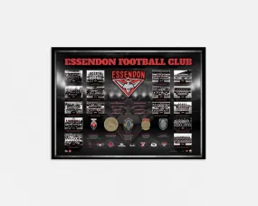 Essendon Historical Series Premiership AFL Licensed Print Framed - 1883 Essendon Historical Series Premiership AFL Licensed Print Framed - 1883