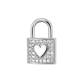 ESSENTIALS Heart Themed Lock Pendant ESSENTIALS Heart Themed Lock Pendant