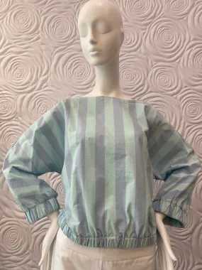 Finley Blue/Green Bateau Top Cool Rugby Stripe Finley Blue/Green Bateau Top Cool Rugby Stripe