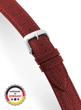 French - Burgundy - Genuine Cowhide French - Burgundy - Genuine Cowhide