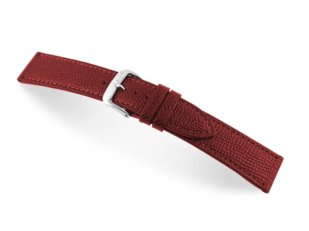 French - Burgundy - Genuine Cowhide