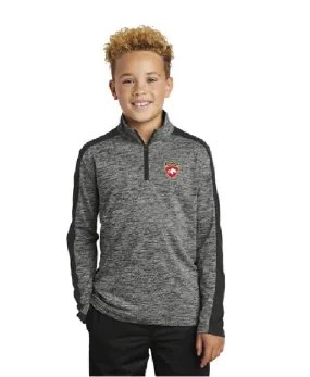 Lakeville Soccer - Sport-Tek ® Youth PosiCharge ® Electric Heather Colorblock 1/4-Zip Pullover Lakeville Soccer - Sport-Tek ® Youth PosiCharge ® Electric Heather Colorblock 1/4-Zip Pullover