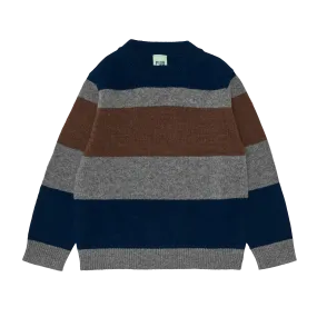 Lambswool Crew – stripe Lambswool Crew – stripe